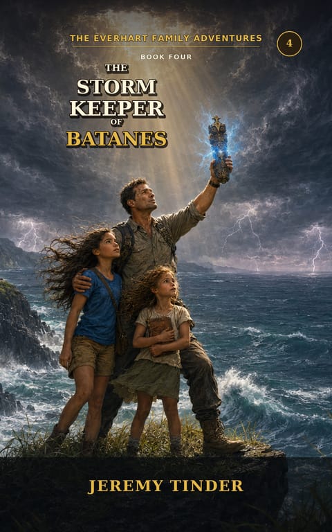 The Storm Keeper of Batanes — book cover: The Everhart Family Adventures Book 4